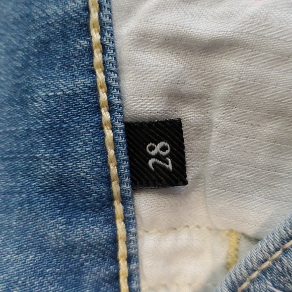 7 For All Mankind High Waisted Cropped Skinny 28 - Picture 10 of 13